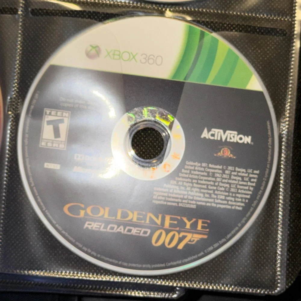 Microsoft Xbox 360 Golden Eye Reloaded 007 Video Game Rated T For Teen Used PR O
